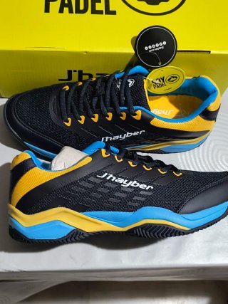 Zapatillas de Padel Jhayber Azul Amarillo Talla 44