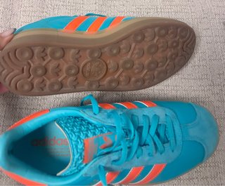 Adidas Gazelle Bold Menta y Naranja