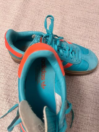 Adidas Gazelle Bold Menta y Naranja