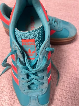 Adidas Gazelle Bold Menta y Naranja
