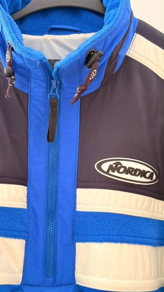 Anorak Nordica Skiwear Vintage 90s Polar Canguro
