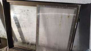 Ventana corredera aluminio 1t0x120