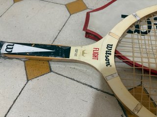 Raqueta Tenis Wilson Flight Madera Vintage