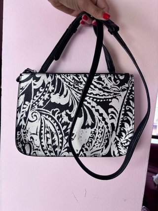 Bolso Ralph Lauren blanco y negro