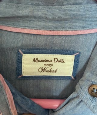 Camisa vaquera Massimo Dutti Talla M