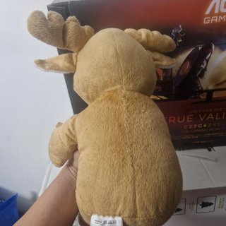 Peluche renna morbida circa 50 cm