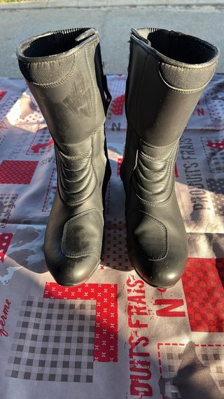 Guantes de moto cuero RST negros