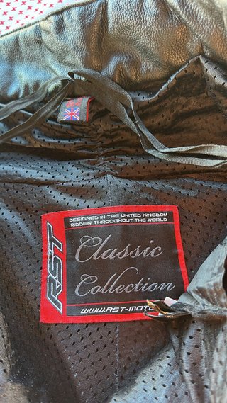 Guantes de moto cuero RST negros