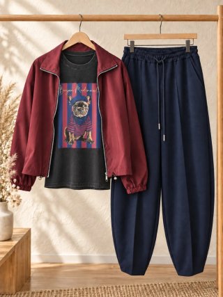 Bomber Parachute Urban Burdeos Talla Única