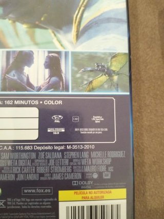 DVD Avatar James Cameron