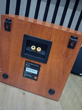 Altavoces JBL E10 Marrones