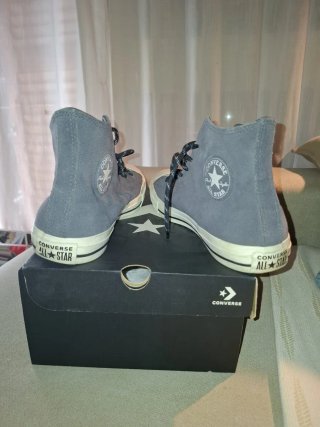 Converse grises y blancas talla 42