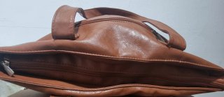 Bolso de mano marrón