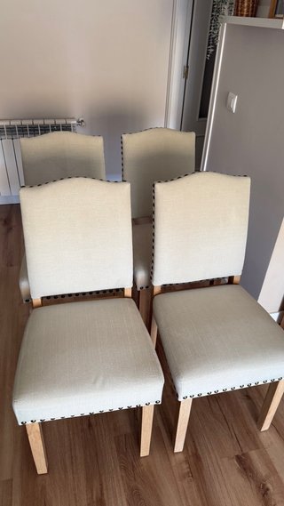 Pack 4 sillas de comedor en madera