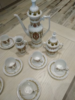 Juego de café 12 servicios porcelana