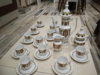 Juego de café 12 servicios porcelana