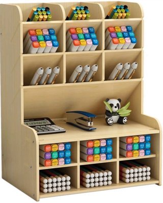 Organizador de escritorio de madera