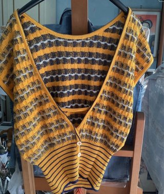 Blusa uncinetto cotone taglia 44