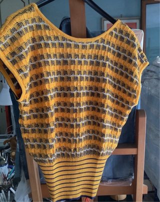 Blusa uncinetto cotone taglia 44