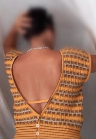 Blusa uncinetto cotone taglia 44