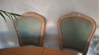 6 sillas antiguas de salon