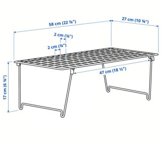 2 Zapateros Metálicos Ikea