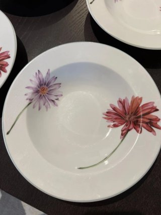 Colección Porcelana Flores Vajilla