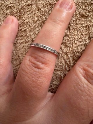 Anillo oro blanco