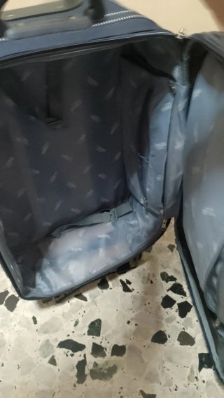 Set 2 Trolley Blu