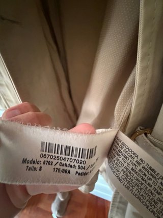 Gabardina Massimo Dutti Talla S