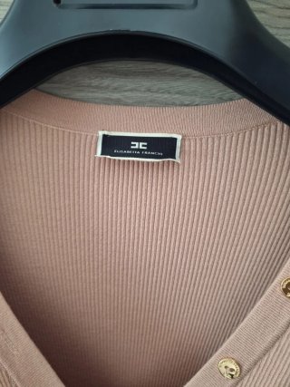 Cardigan Elisabetta Franchi beige