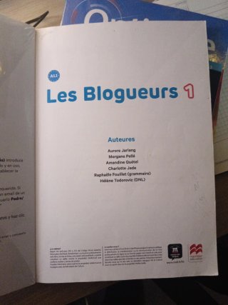 Les blogueurs 1 Livre de l'élève+ MP3. A1.1