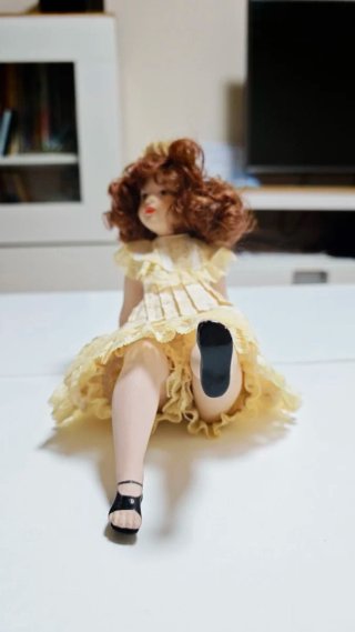 Muñeca cerámica vintage Fanás