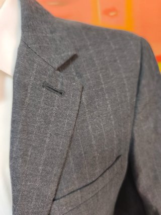 Blazer Gap Gris con rayas Talla S