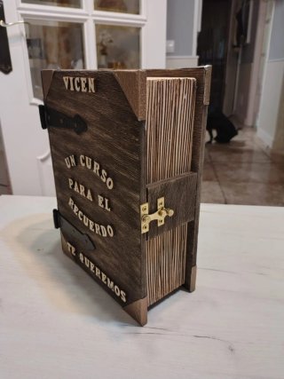 madera y resina epoxi