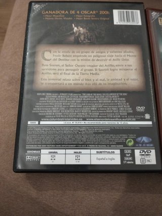 Trilogía El Señor de los Anillos DVD