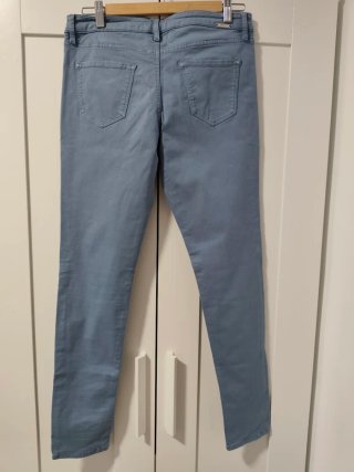 Pantalón Skinny Mujer Massimo Dutti Azul