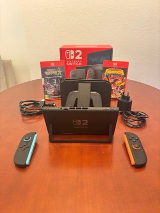 Nintendo Switch 2 + Juegos + Funda (Muy poco uso)
