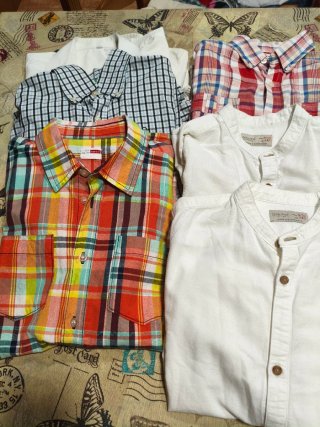 Lote 6 Camisas Niños Talla 10