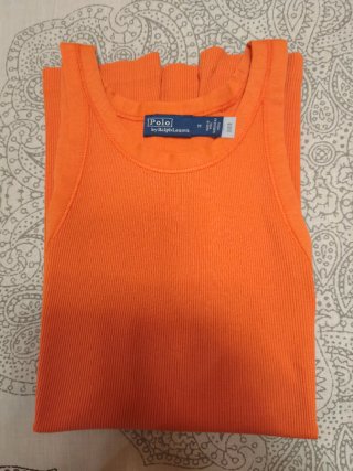 Camiseta Polo Ralph Lauren naranja Talla M