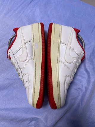 Nike Airforce 1 Blancas y Rojas