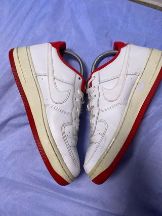 Nike Airforce 1 Blancas y Rojas