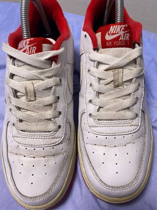 Nike Airforce 1 Blancas y Rojas
