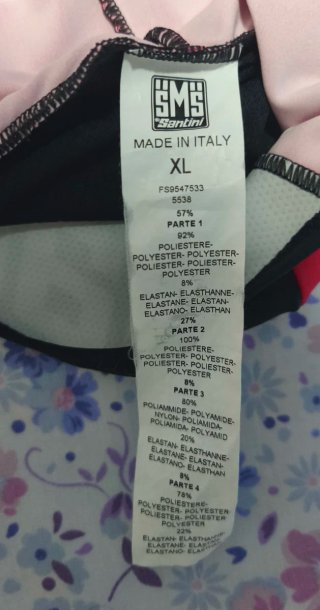 Maillot ciclismo mujer Santini XL