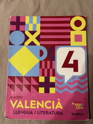 Avancem 4t ESO. Valencià: llengua i literatura