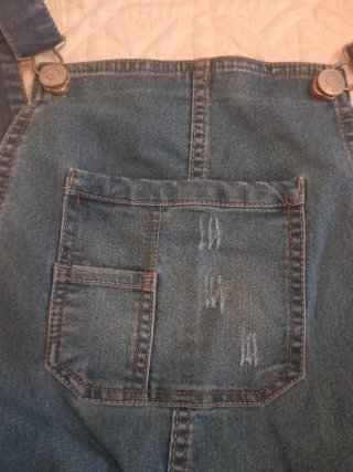 Salopette corta in denim donna