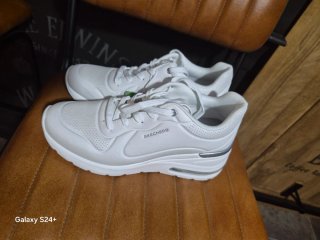 Scarpe Skechers Donna Bianco Argento