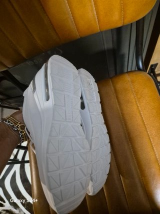 Scarpe Skechers Donna Bianco Argento