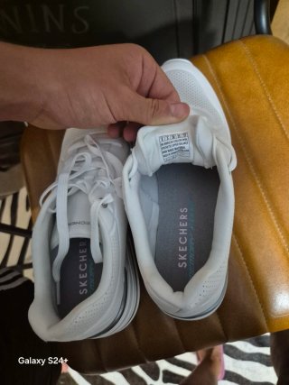 Scarpe Skechers Donna Bianco Argento