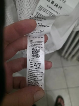Giacca Antivento EA7 Emporio Armani Bianca